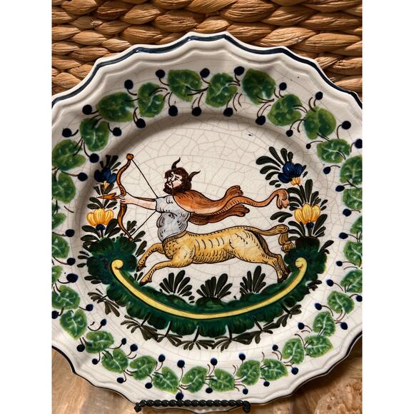 Centaur Made in Italy Painted Plate: 11” - Picture 2 of 8